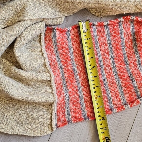 Free People Cable Knit Boho Knit Fall Winter Infinity Loop Scarf - Picture 10 of 10